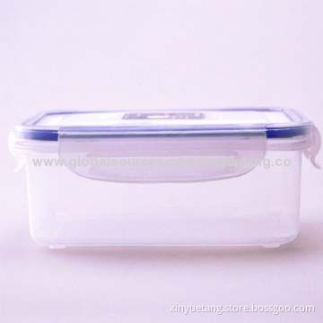 Microwavable Promotional Airtight Plastic Food Container, Sized 18.5*13.5*8.5cm